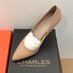 Nude color Charles David pumps
